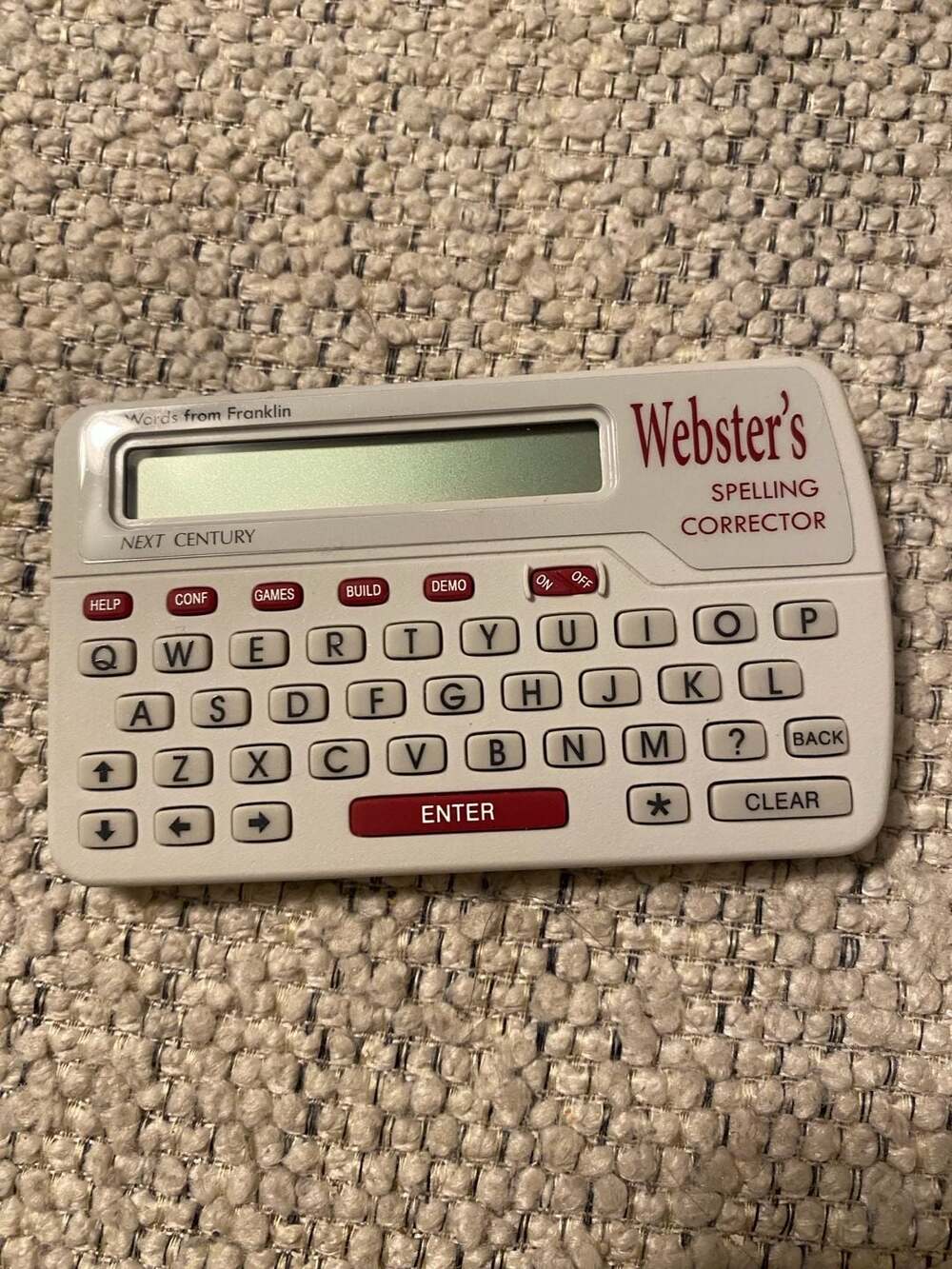Franklin Webster's Spelling Corrector Model NCS-100 Next Century